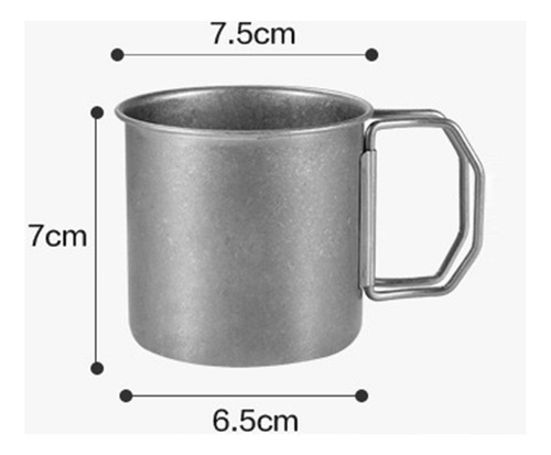 Taza De Café Para Acampar Al Aire Libre Con Manijas