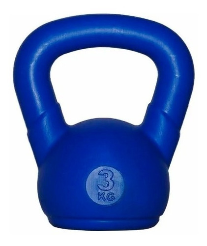 Imagen 2 de 2 de Pesa Rusa 3 Kg Pvc Mancuerna Gym Df Somos Fabricantes