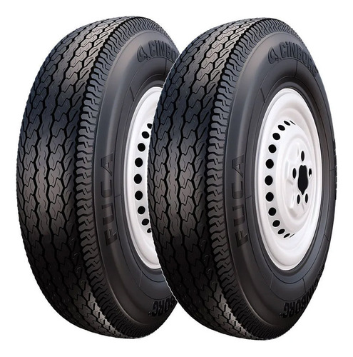 Kit 02 Pneus 5.60 X 15 - Fuca 79p 4l - Cinborg (fusca) 12x