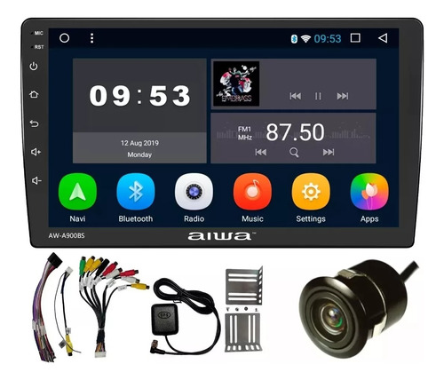 Radio Aiwa Aw 900bs Android 10 Pantalla 9' Wifi 32gb+2gb Ram