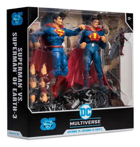 Mcfarlane 2 Pack Figuras 7 Superman Vs Superman Of Earth-3