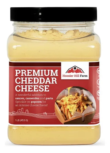 Queso Cheddar En Polvo Premium Hoosier Hill Farm 1 Lb