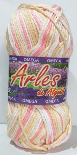 Hilaza Arles 100% Algodón Madeja De 100g Color Coralio