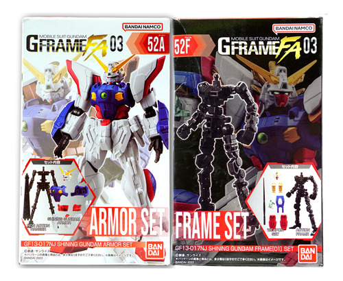 Bandai Mobile Gundam G Frame Fa 03 #52 Shining Armor & Frame