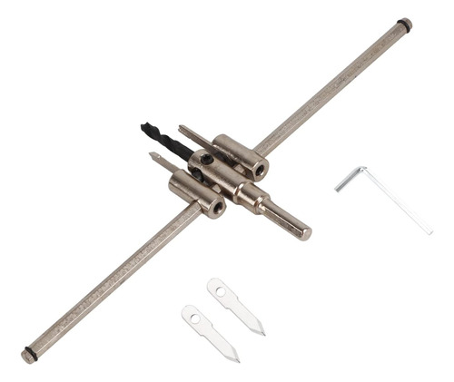 Juego De Brocas Sierra Agujero Ajustable 3-30 Cm Punta Carbu