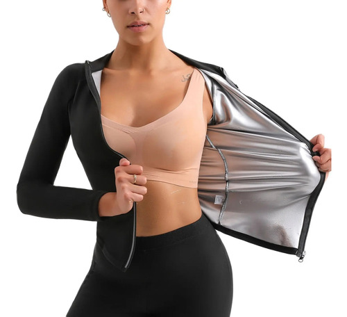 Traje De Sauna Para Mujer, Camisa De Sauna Para Bajar De Pes