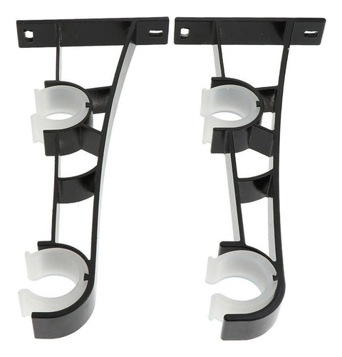 T Soporte Para Barras De Cortina De Doble Cortina