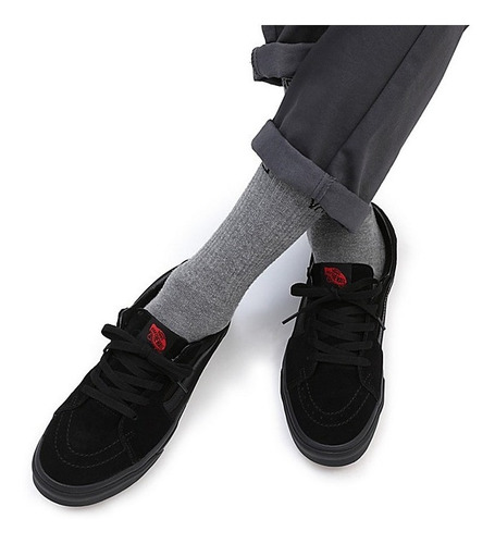 Imagen 6 de 9 de Zapatillas Vans Modelo Sk8 Low Negro Negro Exclusivas