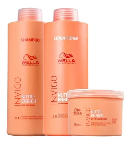 Kit Wella Invigo Nutri Enrich (3 Produtos) Original