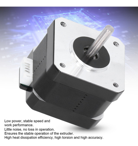 Motor Paso A Paso Para Impresora 3d, Eje De Salida Doble De