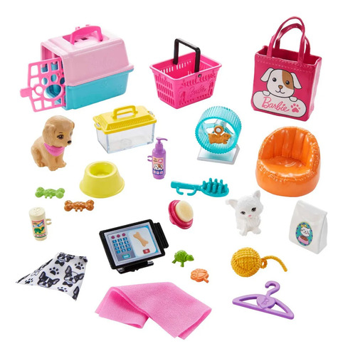 Barbie Set De Juego Tienda Para Mascotas