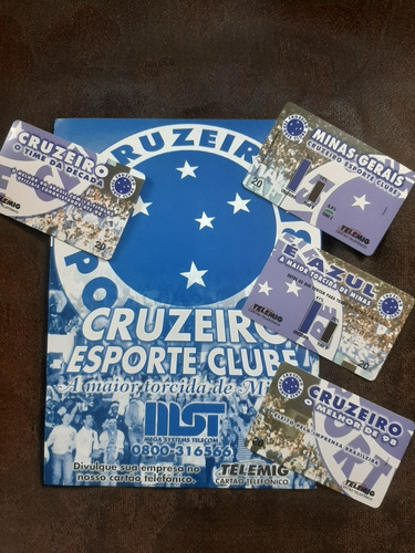 Cartao Telefônico Futebol Cruzeiro Telemig Memorabilia (Usado)