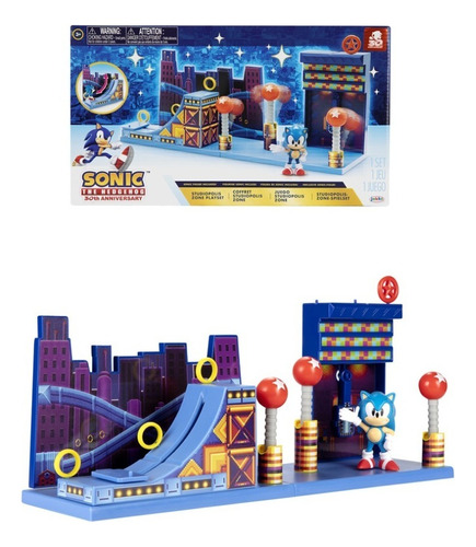 Sonic The Hedgehog Studiopolis Playset Con Figuras De 2.5