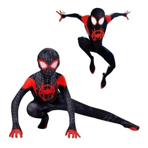 Disfraz De Spider-man Miles Morales/traje Infantil