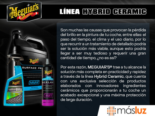 Cera Hybrid Ceramic Detailer En Spray 473ml Meguiar's