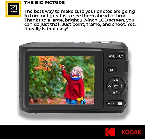Kodak Pixpro Fz45 Cámara + Point & Shoot Camera Case + Sandi