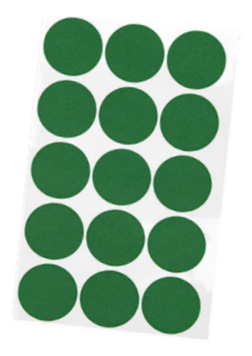 Puntos Marcadores Para Mesa De Billar, Verde 35 Mm 15piezas