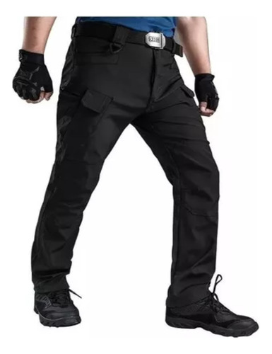 Pantalón Táctico Fuerzas Impermeables Cargo Multi Bolsillo