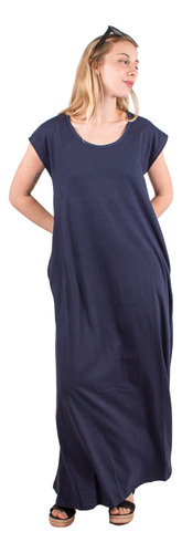 Maxi Vestidos Mujer Verano De Algodon Talle Grande Liviano