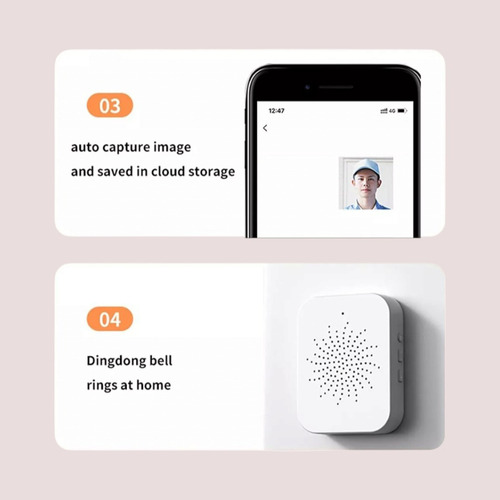 Timbre Inteligente Cámara Wifi Seguridad Video Inalámbrico