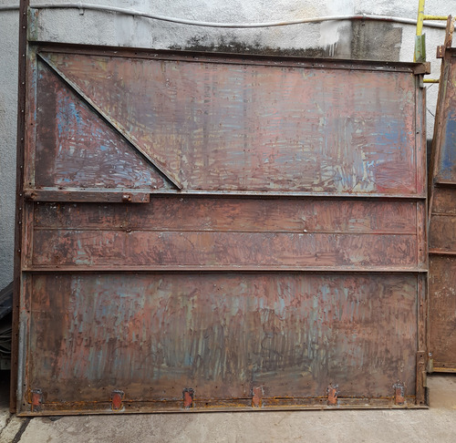 Porton Hierro 4.60 × 2.0 Apto Galpon .o Garage (2 Hojas ) (Usado)