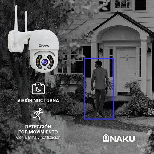 Kit X3 Cámara De Seguridad Wifi Ip Naku Cv-001 Full Hd Motorizada Nocturna 4mp