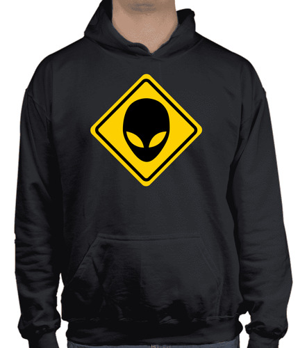 Sudadera Con Gorro - Señal Alien - Ovni - Universo