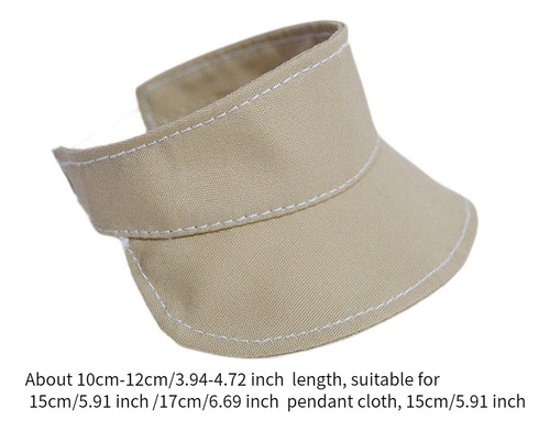 Sombrero Con Visera Para Muñeco De Peluche, Bonito , Caqui