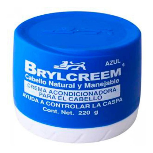 Crema Acondicionadora Brylcreem Azul 220g