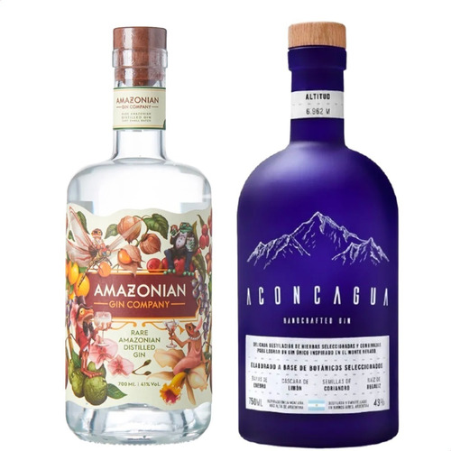 Gin Amazonian  + Aconcagua Handcrafted - Combo X2 Botellas