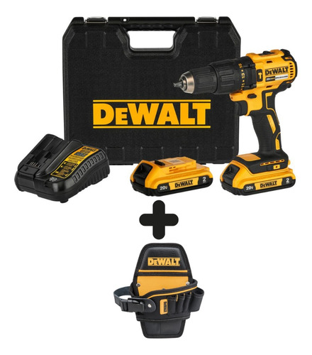 Kit Taladro Percutor 20v Dcd7781d2 + Porta Taladro Dewalt 