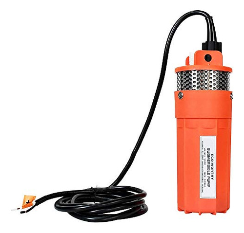 Eco-worthy Bomba De Agua Sumergible De 12 V Cc Con Cable De