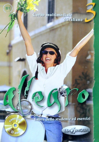 Imagen 1 de 2 de Allegro 3 - Libro Dello Studente + Esercizi + Cd - Edilingua