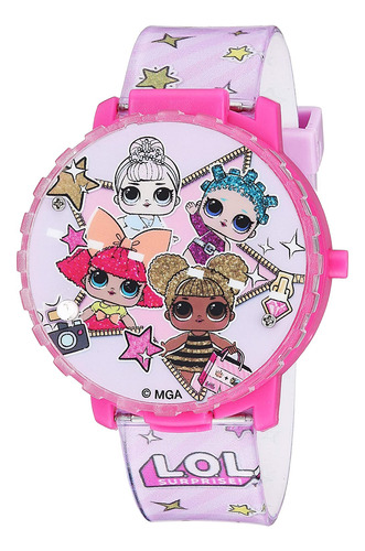 Reloj De Cuarzo Para Niñas Lol Surprise Con Correa De Plásti