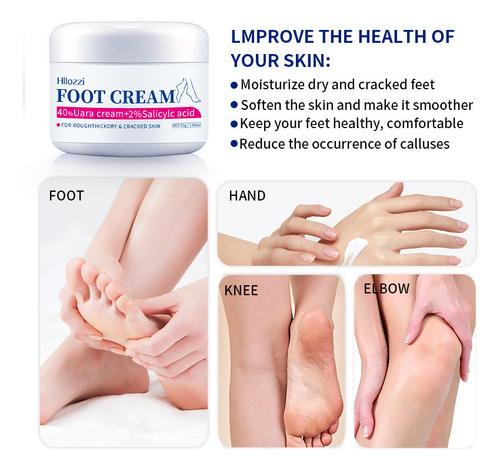 Creme Cremoso Para Pés, Hidratante E Cuidado Para Calcanhar