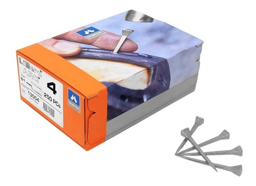 Imagen 2 de 2 de Clavos Para Herrar Caballos Mustad Libero Arc 3 Y 4 (250 U)