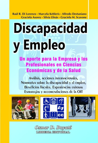 Libro Discapacidad Y Empleo Asorey Destuniano Di Lorenzo