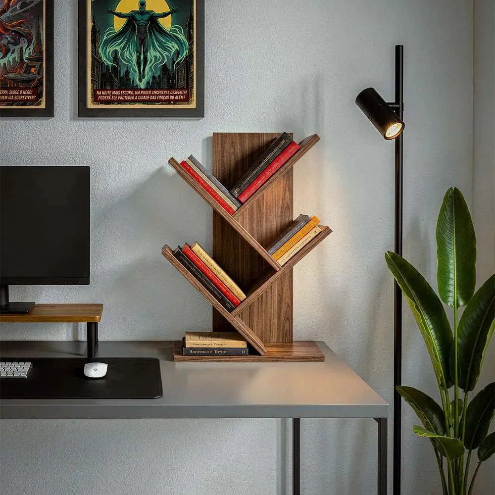 Livreiro De Mesa Vértice Organizador De Livros Revistas Nich Freijo