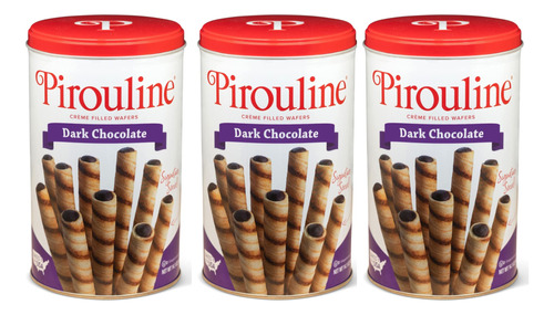Pirouline Obleas Enrolladas  Chocolate Oscuro  Palitos De Ob