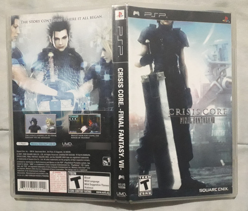 Final Fantasy Vii Crisis Core Playstation Portable Psp Sony (Usado)