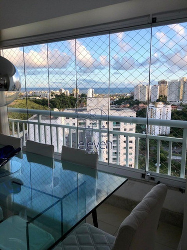 Apartamento Para Venda No Imbui, Salvador Com 3 Quartos Sendo Uma Suíte, Sala, Varanda, Cozinha, Área De Serviço, 2 Banheiros, 2 Vagas, - Ja193 - 69183343