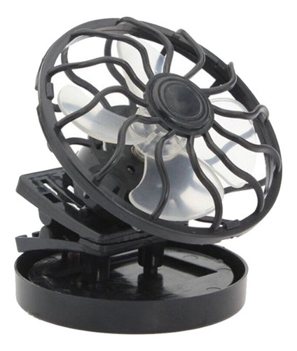 2x Clip-on Cap Ventilador De Energia Solar Para Viajar No Ar