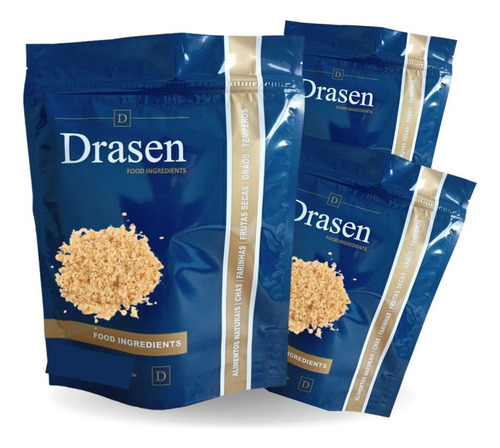 Kit 3kg | Farinha De Castanha De Caju Torrada - Drasen Food