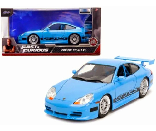 Porsche 911 Gt3 Rs Rápido Y Furioso 1:24 Jada Colección 8013