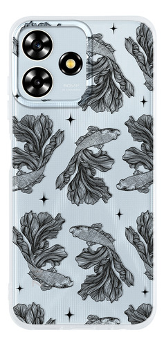 Funda Para Zte Pez Beta Patrón Antigolpes Case Anticaidas