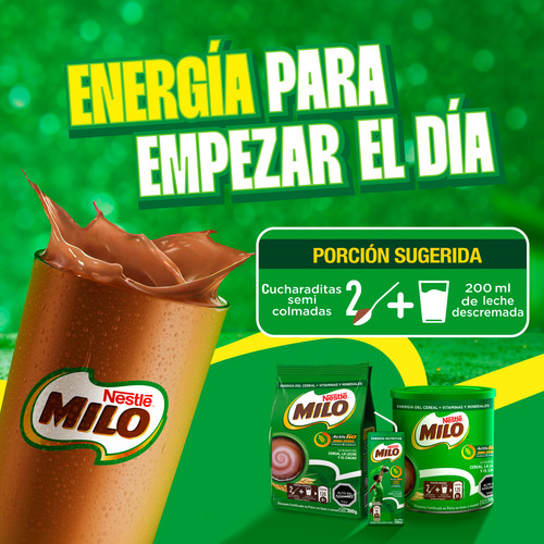 Saborizante Para Leche Milo® Activ-go® Bolsa 1000g