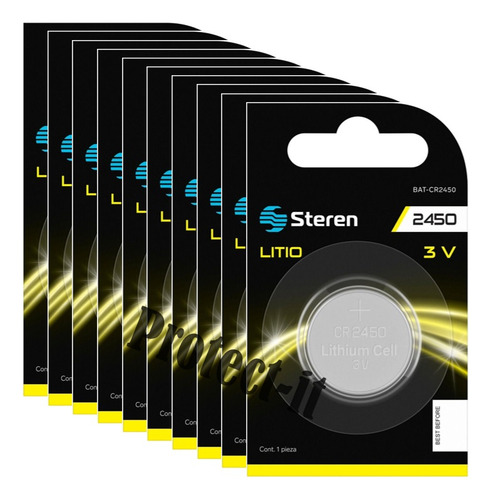 10 Pilas Cr2450 De Litio 3v Cr-2450 De Tipo Boton
