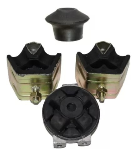 Kit X4 Patas Soportes De Motor Caja Vw Gol Power 1.6 Saveiro