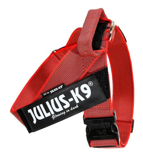 Arnés Belt Julius K9 Para Perros Mini Mini  40 A 53 Cm Rojo