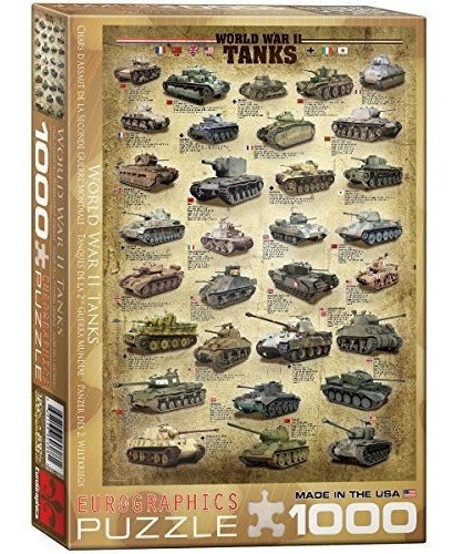 Eurographics Tanks Of Wwii 1000 Piece Puzzle
